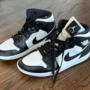 Jordan Black and White Shoes